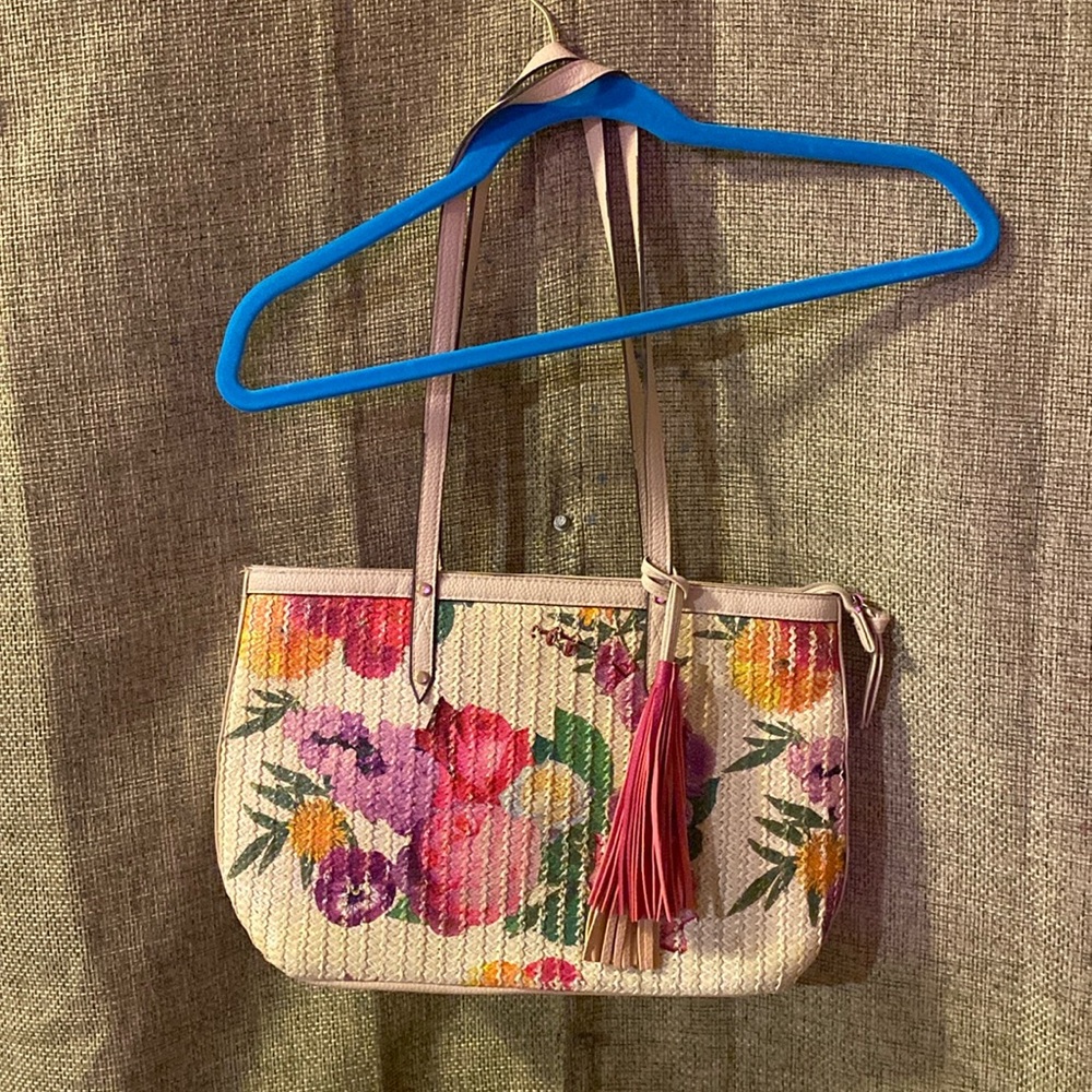 Sondra Robert’s Squared floral purse